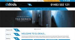 Desktop Screenshot of djdeals.co.uk