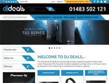 Tablet Screenshot of djdeals.co.uk